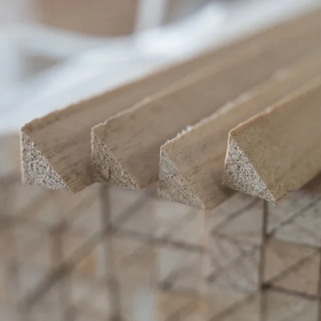 Paulownia Triangle Wood Strip
